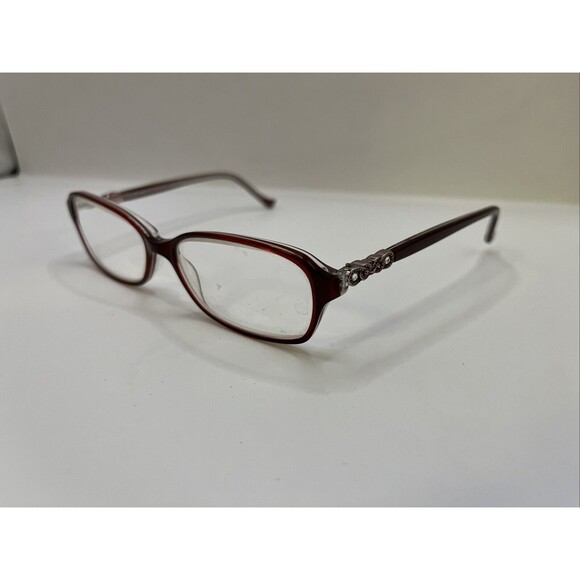 Tura Eyeglasses Mod R503 BUR USA Designer Frames Only Red 52-15-135